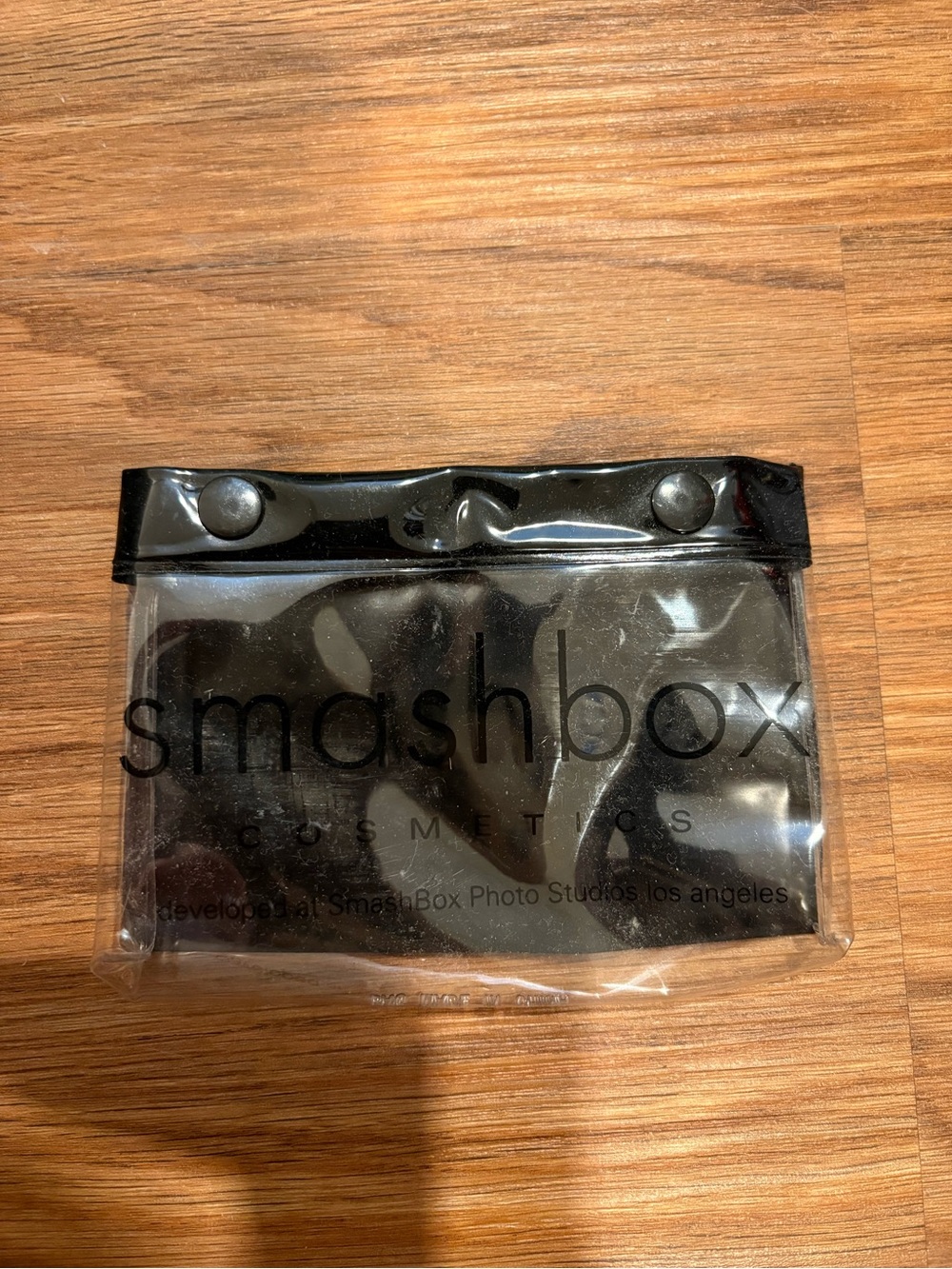 Free with purchase - Vintage Smashbox Clear Pouch
